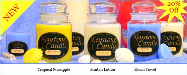 new candle scents
